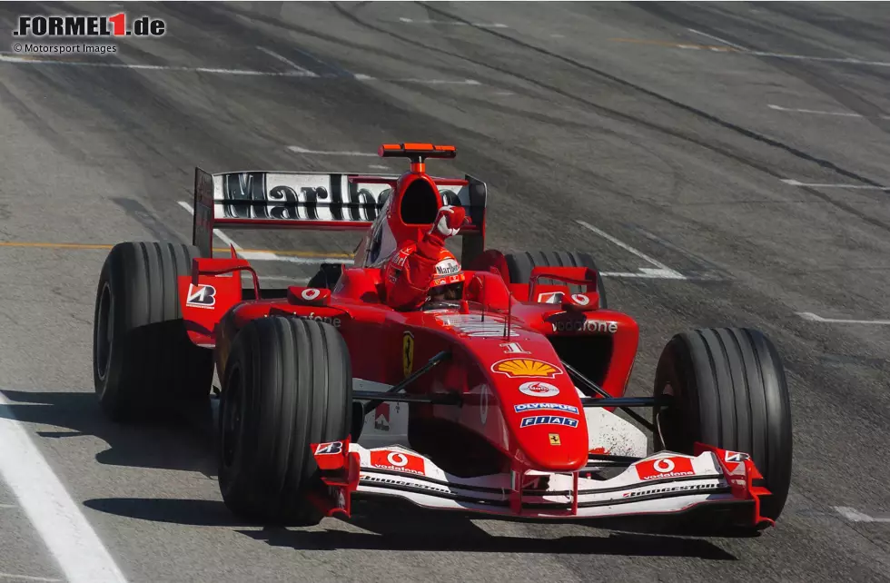 Foto zur News: 2004: Ferrari F2004