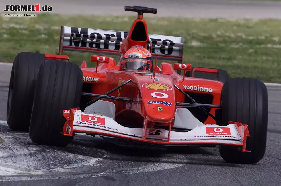 Foto zur News: 2002: Ferrari F2002