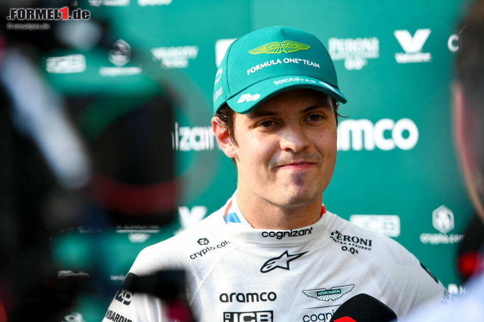 Foto zur News: Aston Martin - Felipe Drugovich (-): Beinahe wäre der Formel-2-Meister von 2022 für Lance Stroll eingesprungen, am Ende blieb es bei Testfahrten und den beiden Freitagstrainings in Monza und Mexiko. Auch 2024 wird der Brasilianer bei Aston Martin nur auf der Ersatzbank sitzen.