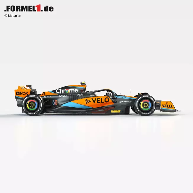 Foto zur News: Angetrieben wird der McLaren MCL60 erneut von einem Mercedes-Aggregat.