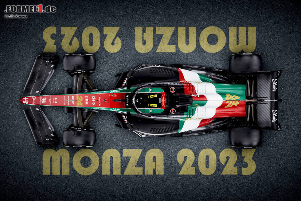 Foto zur News: Sonderdesign von Alfa Romeo für Monza 2023