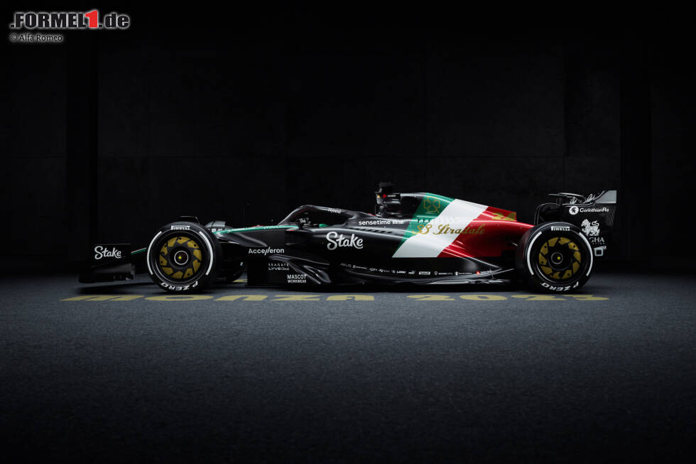 Foto zur News: Sonderdesign von Alfa Romeo für Monza 2023