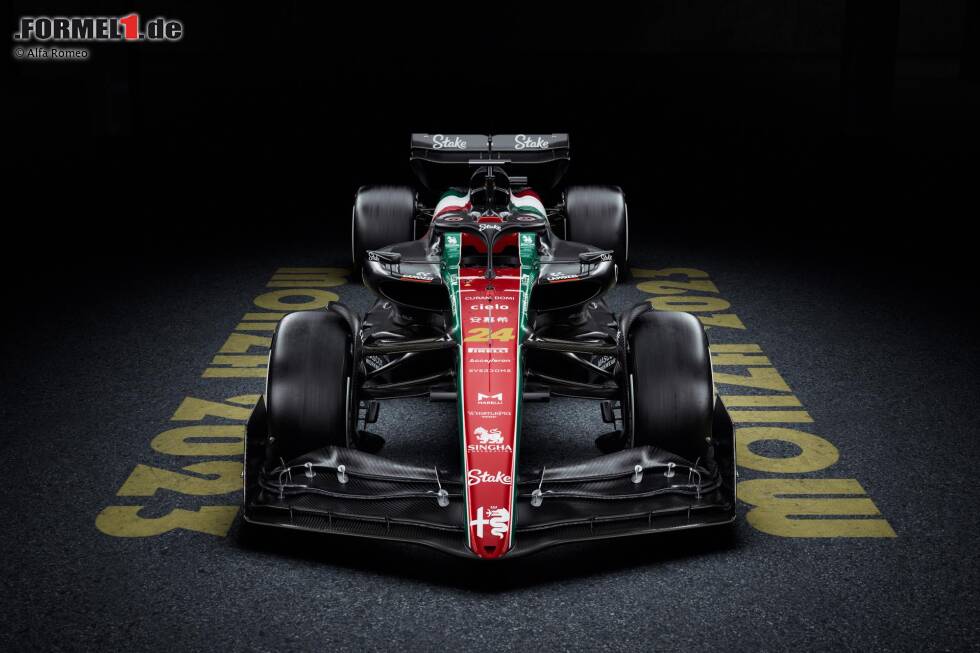 Foto zur News: Sonderdesign von Alfa Romeo für Monza 2023