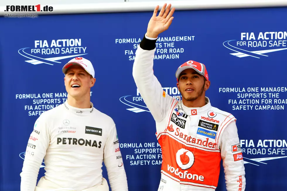 Foto zur News: 10. Meiste WM-Titel: Denn noch immer lauert die Gefahr, dass Schumacher nach der Saison nicht mehr Rekordweltmeister ist. Denn Lewis Hamilton möchte unbedingt den achten WM-Titel einfahren, was ihm zum alleinigen Rekordhalter machen würde. Zwei Angriffe wurden 2021 und 2022 abgewehrt.