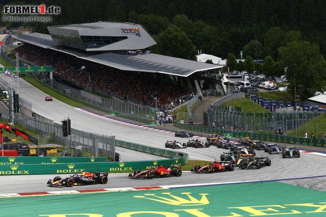 The most important facts about Formula 1 Sunday in Austria: Who was fast, who wasn't and who surprised - all the information in this photo gallery!