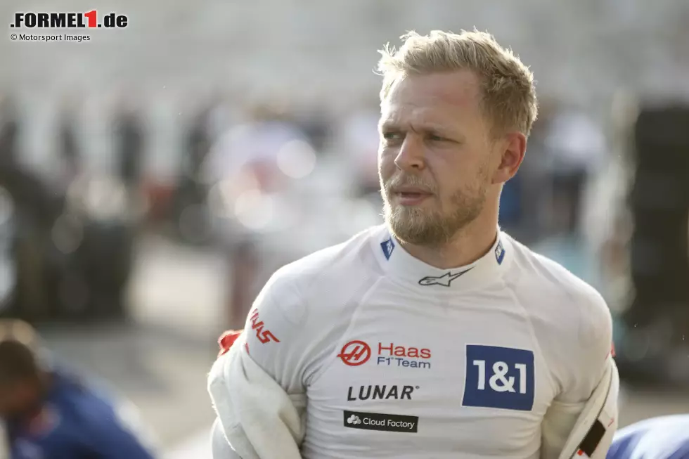 Foto zur News: Kevin Magnussen (Haas): 3 Punkte - Kollision mit Lance Stroll in Miami (2) und Vorteil neben der Strecke in Monza (1)