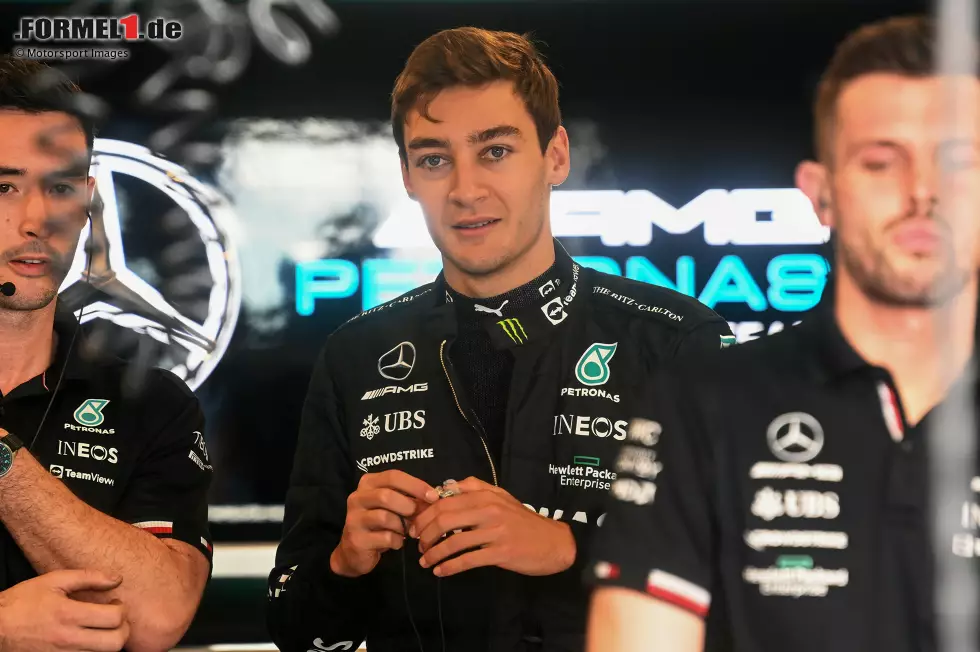 Foto zur News: George Russell (Mercedes): 4 Punkte - Kollision mit Sergio Perez in Spielberg (2) und Kollision mit Carlos Sainz in Austin (2)