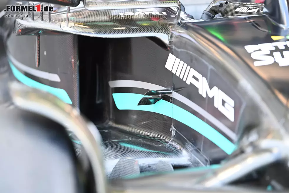 Foto zur News: Mercedes W14: Winglets