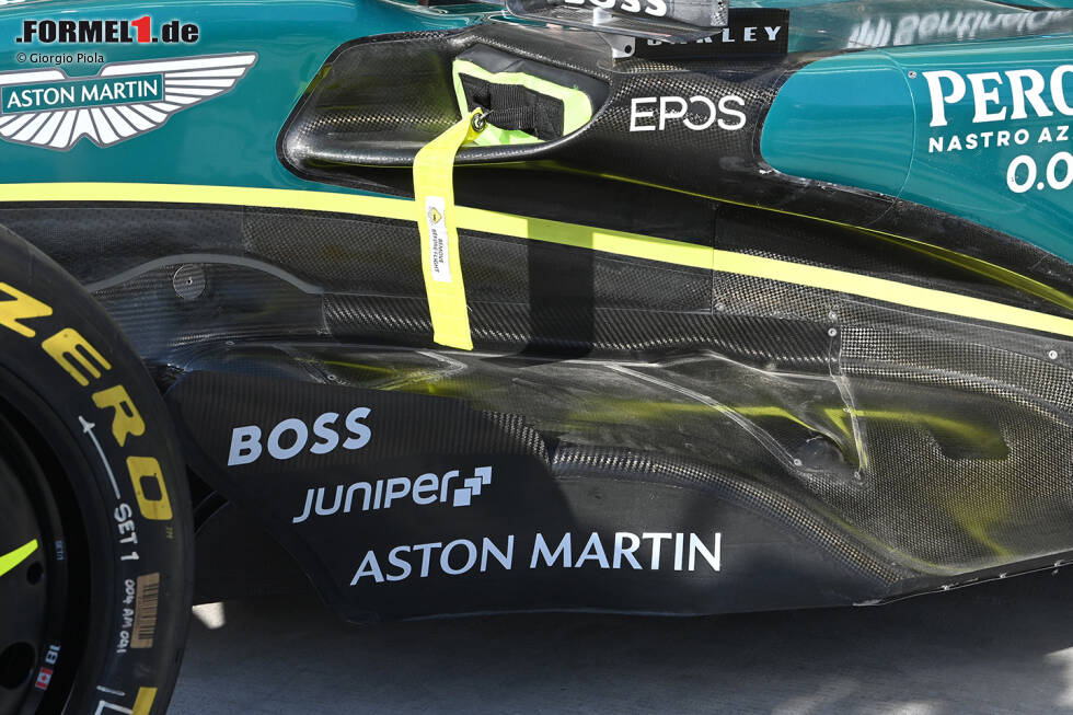 Foto zur News: Aston Martin AMR23: Unterboden