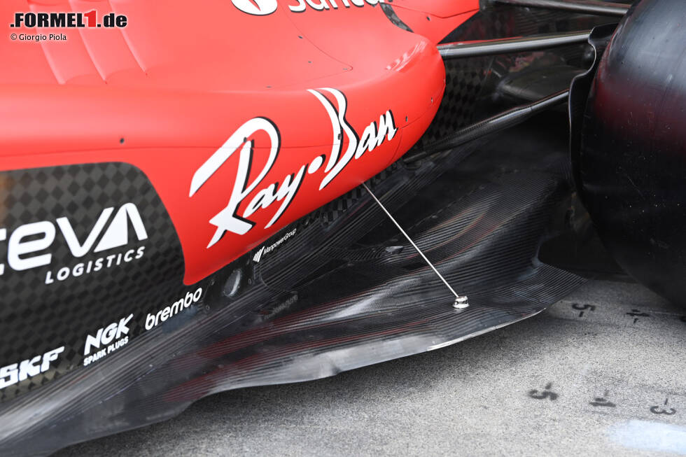 Foto zur News: Ferrari SF-23: Unterboden