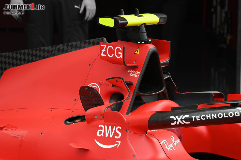 Foto zur News: Ferrari SF-23: Airbox mit Winglets