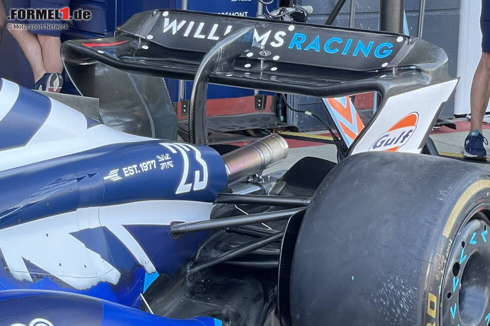 Foto zur News: Williams FW45: Heckflügel