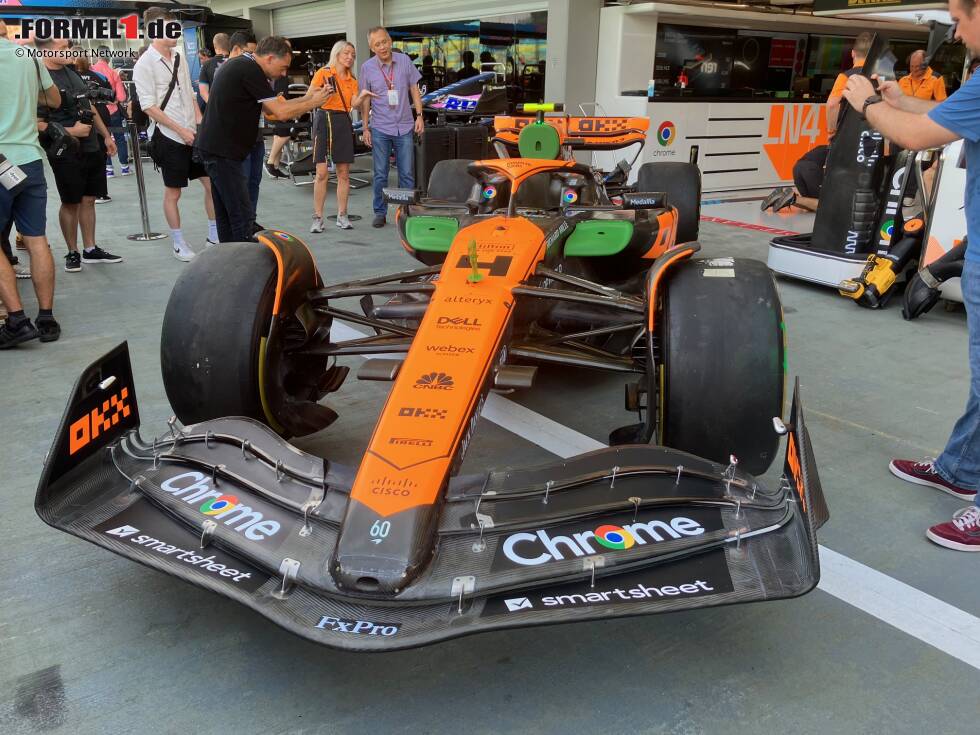 Foto zur News: McLaren MCL60: Frontflügel