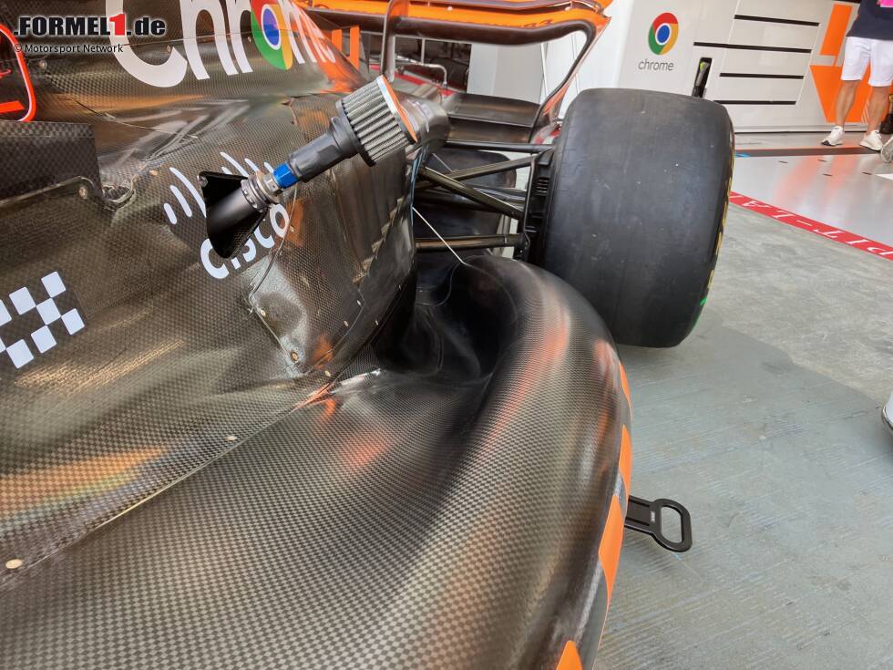 Foto zur News: McLaren MCL60: Seitenkasten