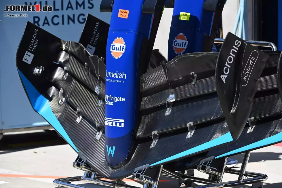 Foto zur News: Williams FW45: Frontflügel