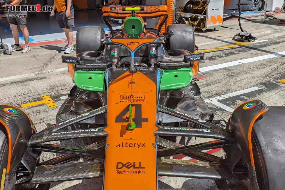 Foto zur News: McLaren MCL60: Vorderrad-Aufhängung