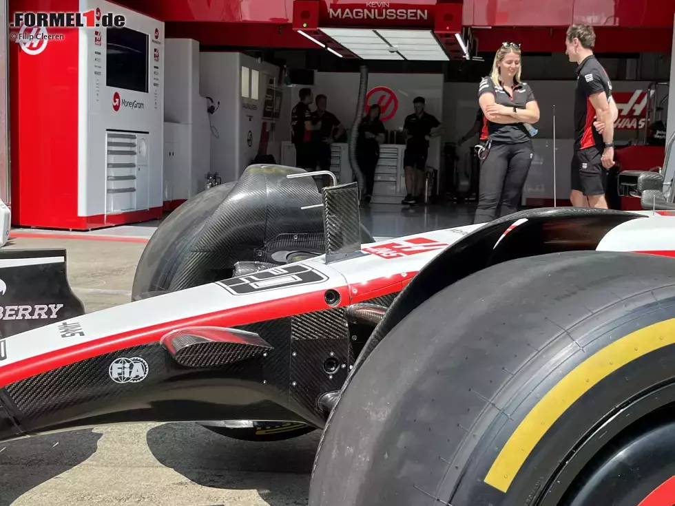 Foto zur News: Haas VF-23: Frontpartie