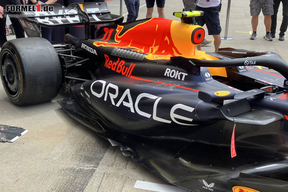 Foto zur News: Red Bull RB19: Seitenkasten-Lufteinlass