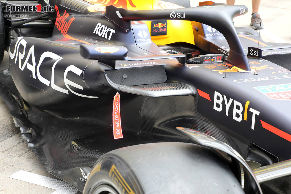 Foto zur News: Red Bull RB19: Seitenkasten-Lufteinlass