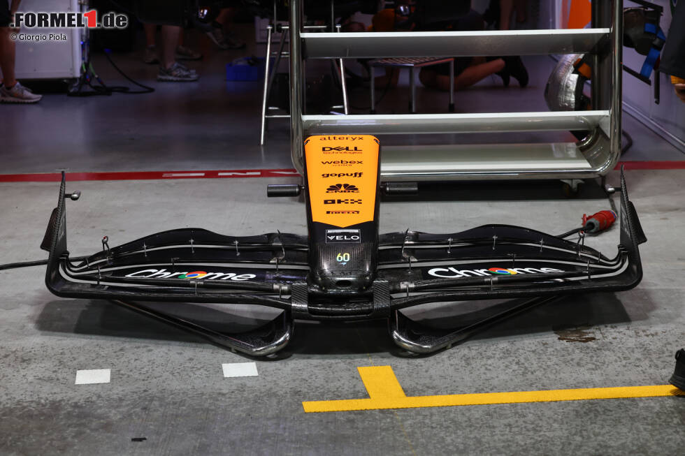 Foto zur News: McLaren MCL60: Frontflügel