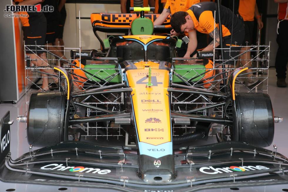 Foto zur News: McLaren MCL60: Sensorengitter