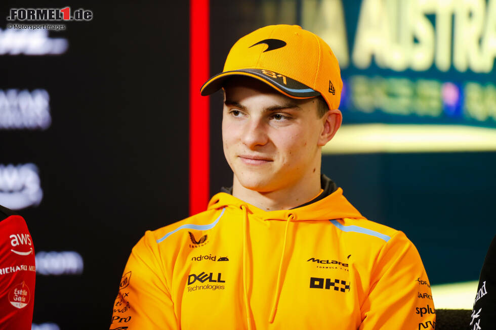 Foto zur News: Oscar Piastri (Australien) fährt ebenfalls bis mindestens 2026 für McLaren. Sein zuvor bis 2024 laufender Vertrag wurde nach einer guten Debütsaison vorzeitig verlängert.