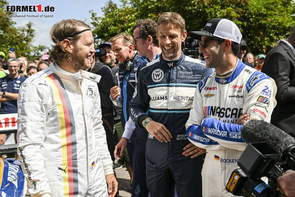 Foto zur News: Sebastian Vettel und Jenson Button