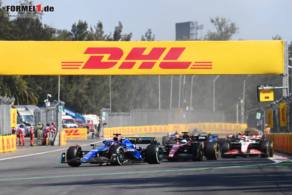 Foto zur News: Alexander Albon (2): Hatte im Qualifying Pech mit den Tracklimits und ist der Meinung, dass seine beste Q2-Runde zu Unrecht gestrichen wurde. Am Sonntag korrigierte er das auf der Strecke aber wieder, vor allem mit zwei starken Starts, bei denen er jeweils drei Plätze gewann. Der Schlüssel zu P9 am Ende.