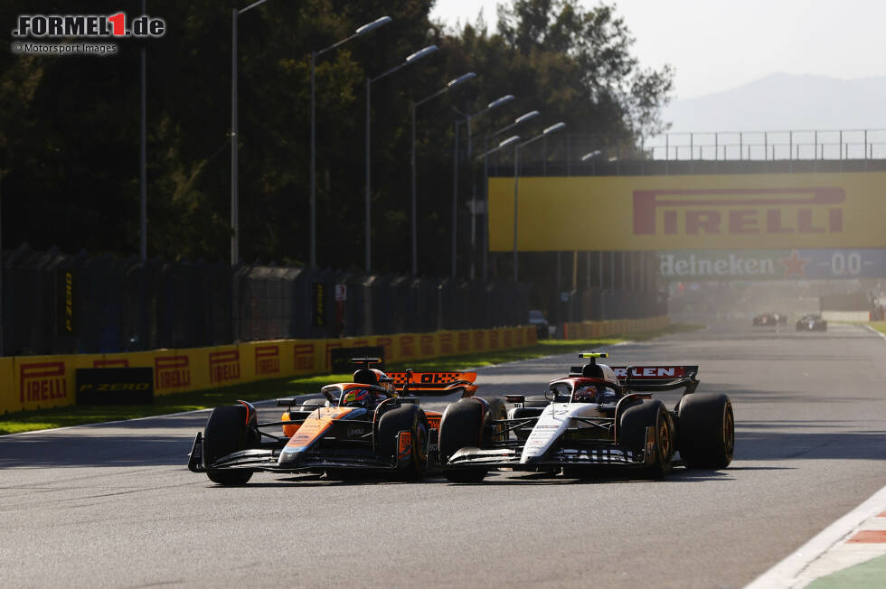 Foto zur News: Oscar Piastri (4): Nach Austin erneut kein starkes Wochenende. Der Teamkollege zeigte, zumindest im Rennen, was im McLaren möglich gewesen wäre. Pech für ihn, dass er sich zudem noch einen Schaden am Auto einhandelte. Doch auch davon abgesehen war uns das zu etwas wenig für eine 3.