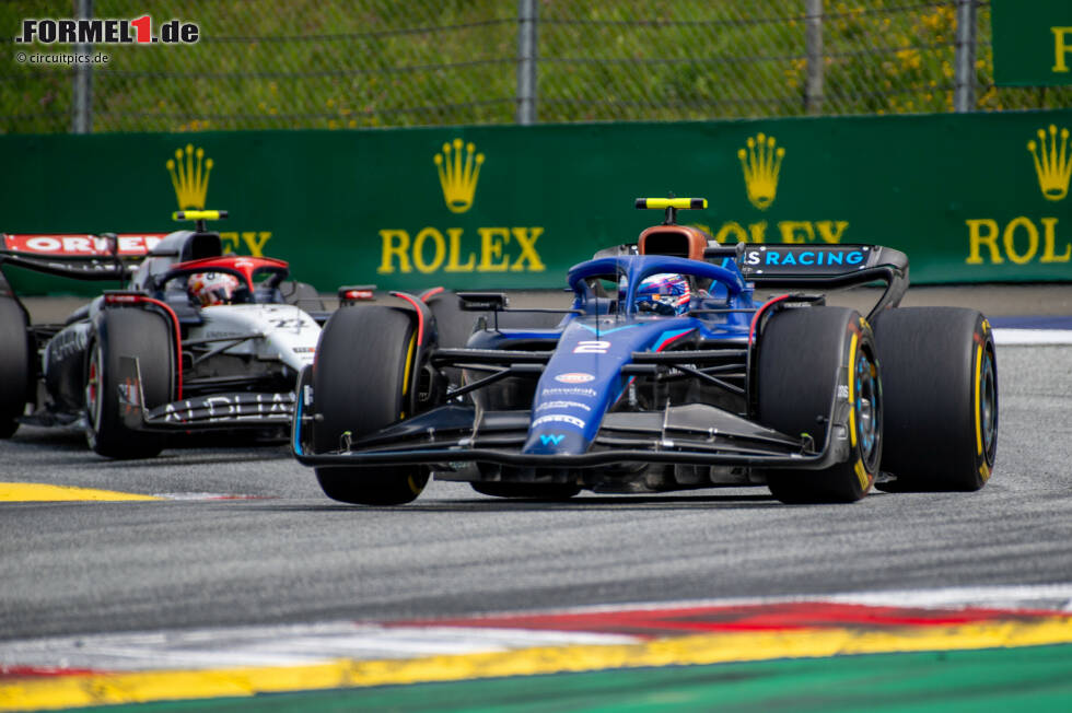 Foto zur News: Logan Sargeant (4): Zeigte mit P13 eines seiner bislang besten Formel-1-Rennen. Keine größeren Zwischenfälle, dazu &quot;nur&quot; eine Strafe für Tracklimits, womit er in dieser Hinsicht schon fast zu den besseren Piloten zählte. Allerdings: Der Teamkollege zeigte, dass es auch noch deutlich besser geht.