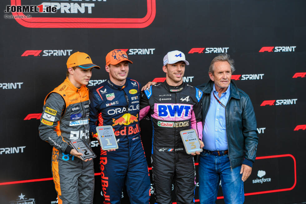 Foto zur News: Pierre Gasly (3): Sorgte mit P3 im Sprint für das große Highlight an einem turbulenten Alpine-Wochenende. Dabei profitierte er allerdings auch von einer guten Strategie, und weil er die Punkte im Rennen am Sonntag verpasste, war die Mehrheit der Redaktion am Ende gegen eine bessere Note.