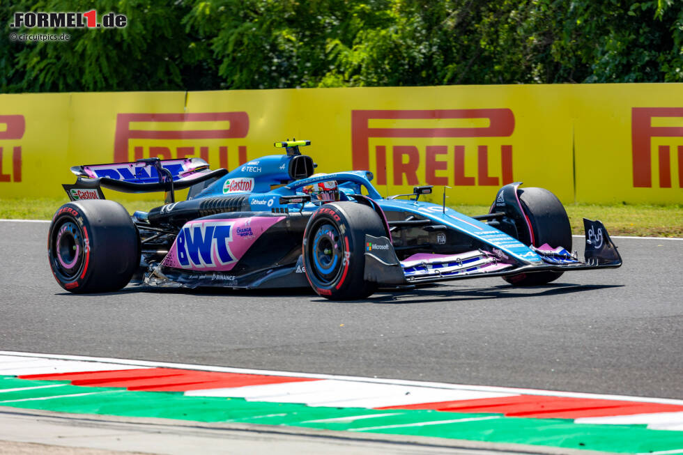 Foto zur News: Pierre Gasly (4): Wegen des (unverschuldeten) Startcrashs können wir bei beiden Alpines quasi nur die Leistung im Qualifying bewerten. Und da war Gasly nur 15. Argumente für eine bessere Note konnte er dann nicht mehr sammeln.