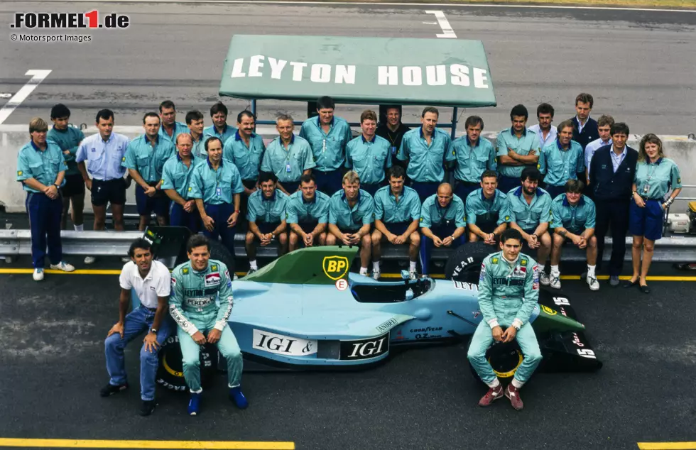 Foto zur News: Am Saisonende 1991 geht Ivan Capelli das Geld aus. Sein Nachfolger im hellblauen Leyton-House-Ilmor: Karl Wendlinger (rechts). Der Österreicher sichert sich bei den Starts in Suzuka und Adelaide ein Stammcockpit für 1992.