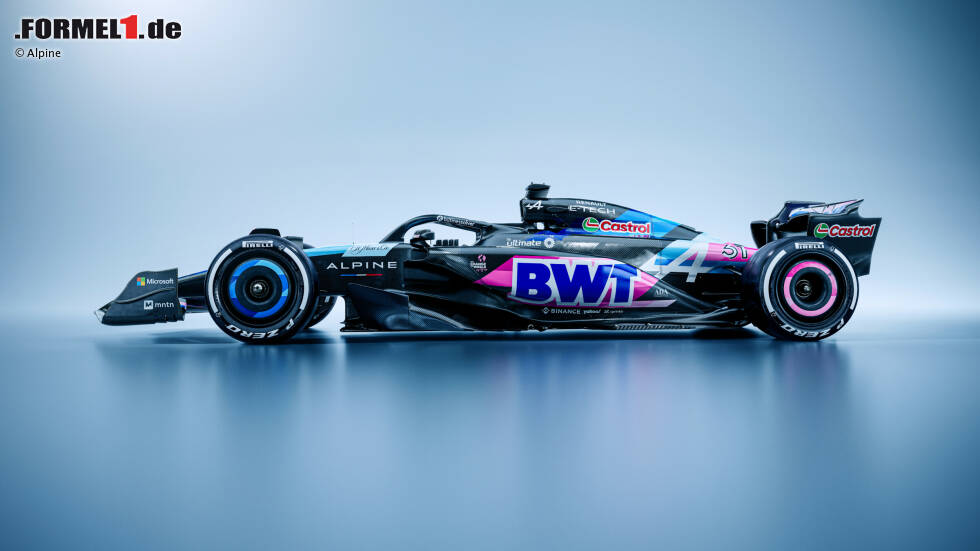 Foto zur News: Neben den geometrischen Änderungen an der Karosserie des Seitenkastens hat Alpine auch die Unterbodenkante und den &quot;Edge-Wing&quot; komplett überarbeitet und ähnliche Designmerkmale wie beim Red Bull RB19 der vergangenen Saison eingebaut.