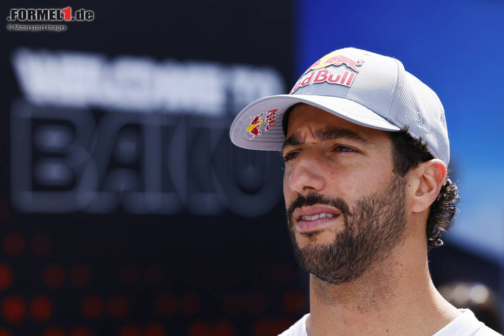 Foto zur News: Daniel Ricciardo (Redaktion: 4) - Eine berechtige Frage, denn sowohl im Qualifying (Aus in Q1) als auch im Rennen (P13) fiel er quasi nicht auf. Braucht bessere Leistungen, wenn er auch 2025 für die Racing Bulls an den Start gehen will. Liam Lawson lauert bereits ...