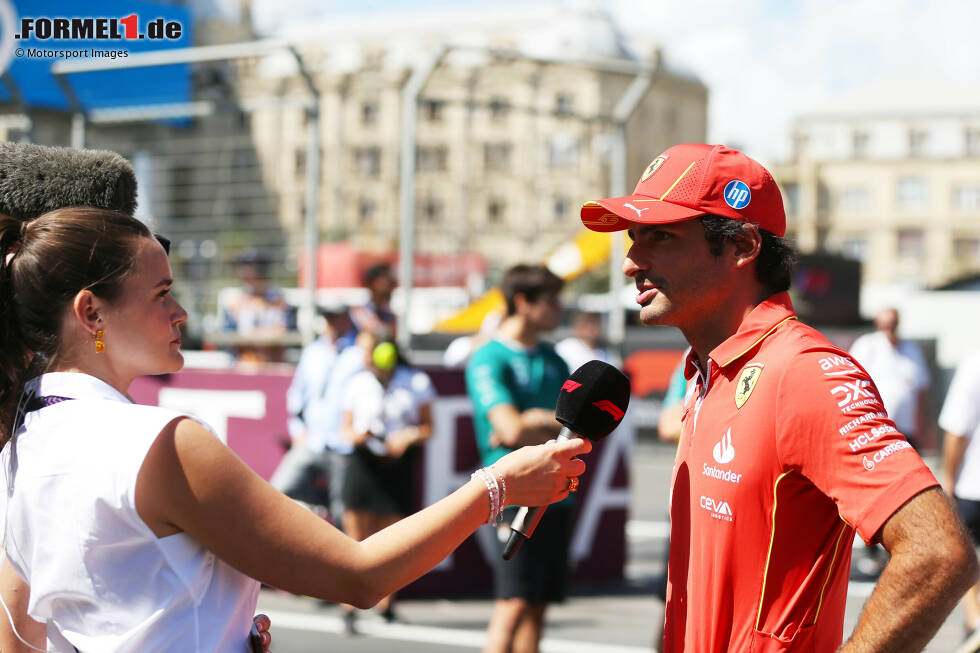 Foto zur News: Carlos Sainz (Redaktion: 3) - Auch hier geben wir eine schlechtere Note, zumal man ihm zumindest eine Teilschuld beim Crash mit Perez am Ende anrechnen kann. Ein Redakteur hätte ihm deswegen sogar nur eine 4 gegeben, die Mehrheit war am Ende aber nicht ganz so streng.