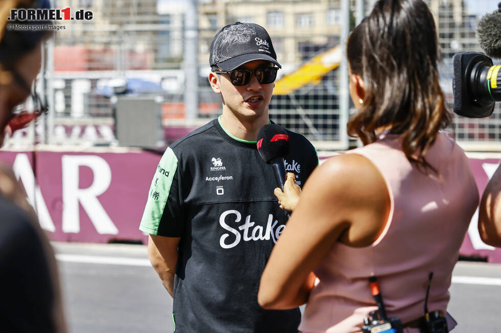 Foto zur News: Guanyu Zhou (Redaktion: 4) - Das stimmt, aber nur dafür, dass er zur Abwechslung mal vor Bottas lag, gibt es von uns noch keine 3. Endlich mal wieder ein besseres Wochenende von ihm - aber sicher kein Durchbruch.