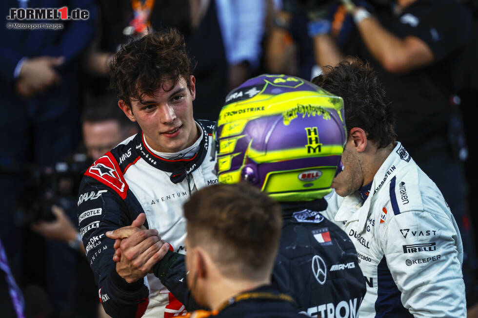 Foto zur News: Oliver Bearman (Redaktion: 2) - Nicht alle hätten bei uns die 2 gegeben, weil er ohne den Perez-Sainz-Crash nicht gepunktet hätte. War zudem mit seinem Qualifying nicht ganz zufrieden und glaubt, dass Q3 möglich gewesen wäre. Insgesamt hat der Rookie uns mehrheitlich aber auch überzeugt.