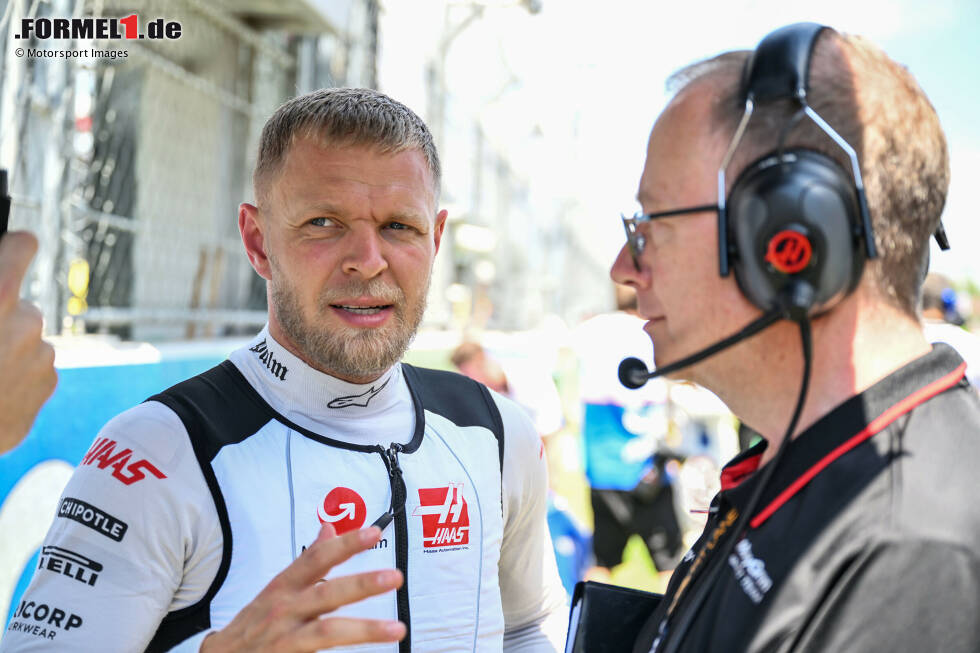 Foto zur News: Kevin Magnussen (Redaktion: 4) - Auch hier stimmen wir unserem Experten zu. Wie üblich langsamer als der Teamkollege, im Rennduell bei Haas steht es jetzt aus seiner Sicht 1:8 gegen Hülkenberg. Abgesehen vom Frühstart ohne größere Fehler, aber seine Chancen, auch 2025 in der Startaufstellung zu stehen, werden immer kleiner.