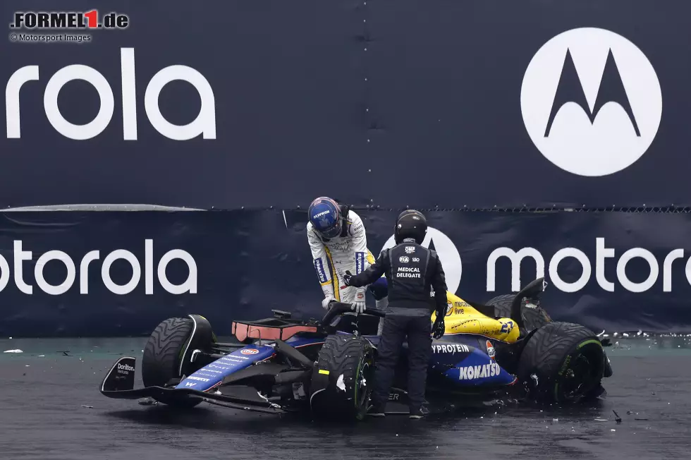 Foto zur News: Alexander Albon (Marc Surer: 4) - &quot;Der Sprint war nicht beeindruckend. Der siebte Startplatz schon, doch dann passierte ihm der Crash.&quot;