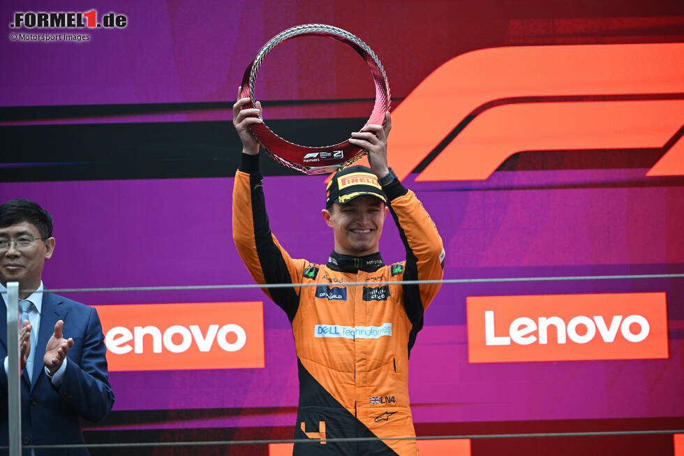 Foto zur News: Lando Norris (Marc Surer: 1) - &quot;Der McLaren ist ein bisschen eine Wundertüte. Aber was Lando damit anstellt, ist einfach großartig! Auch im Vergleich zum Teamkollegen.&quot;