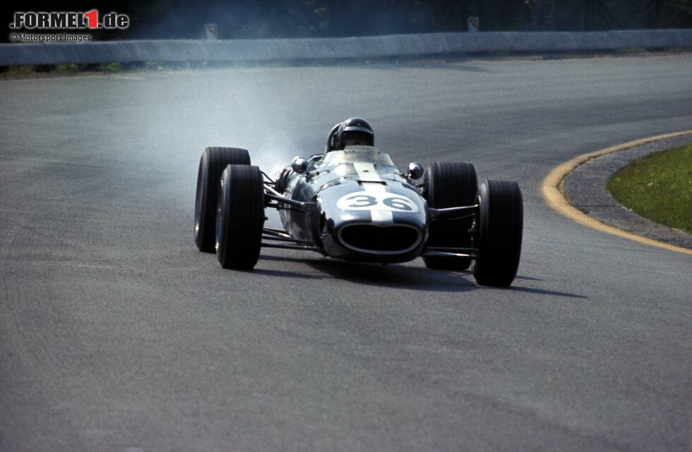 Foto zur News: Dan Gurney (Anglo American Racers): Beim Belgien-GP 1967 feiert Gurney den ersten (und wie auch schon bei Porsche einzigen) Sieg für das von ihm drei Jahre zuvor mitgegründete Team Anglo American Racers. Es ist zugleich Gurneys persönlich letzter Formel-1-Sieg - eine Woche nach seinem Triumph bei den 24 Stunden von Le Mans.