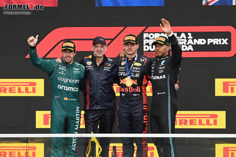 Foto zur News: 2023 beim Kanada-Grand-Prix gewinnt Verstappen das 100. Formel-1-Rennen für Red Bull. Was den Sieg noch markanter macht: Es ist der 200. für Newey in der Formel 1!