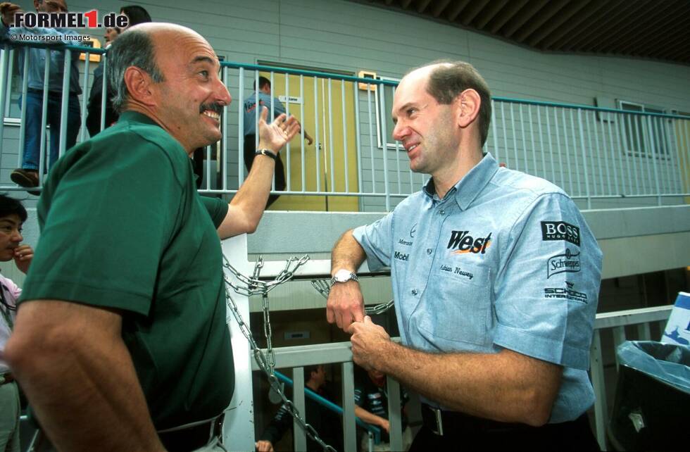 Foto zur News: 2001 will Rahal seinen ehemaligen Meistermacher zu Jaguar lotsen. Newey ist interessiert, ein Deal aber kommt nicht zustande: Er bleibt bei McLaren.