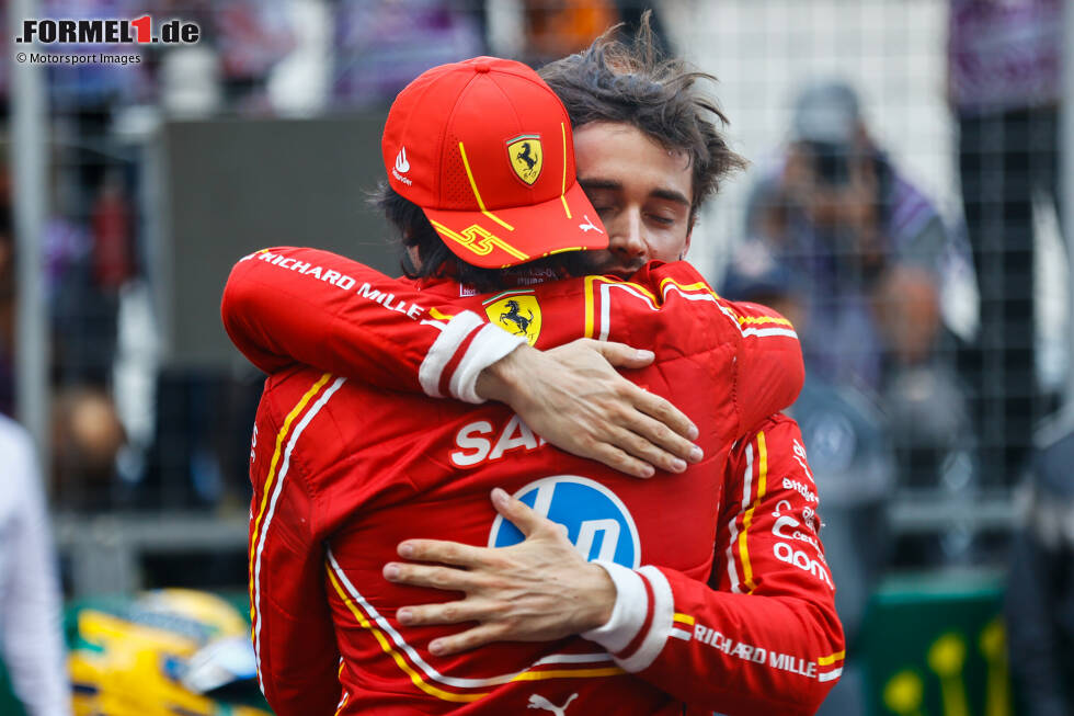 Foto zur News: 8. Monaco: Charles Leclerc bricht seinen Fluch und gewinnt emotional sein Heimrennen in Monte Carlo und übernimmt dabei die WM-Führung von Sergio Perez, der nach einem heftigen Unfall in Runde 1 ausscheidet. Stand: 1. Leclerc (159), 2. Perez (138), 3. Norris (134), 4. Sainz (123), 5. Piastri (85).