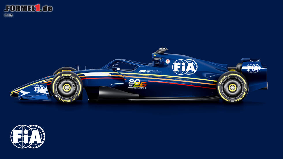 Foto zur News: Designstudie für die Formel 1 2026