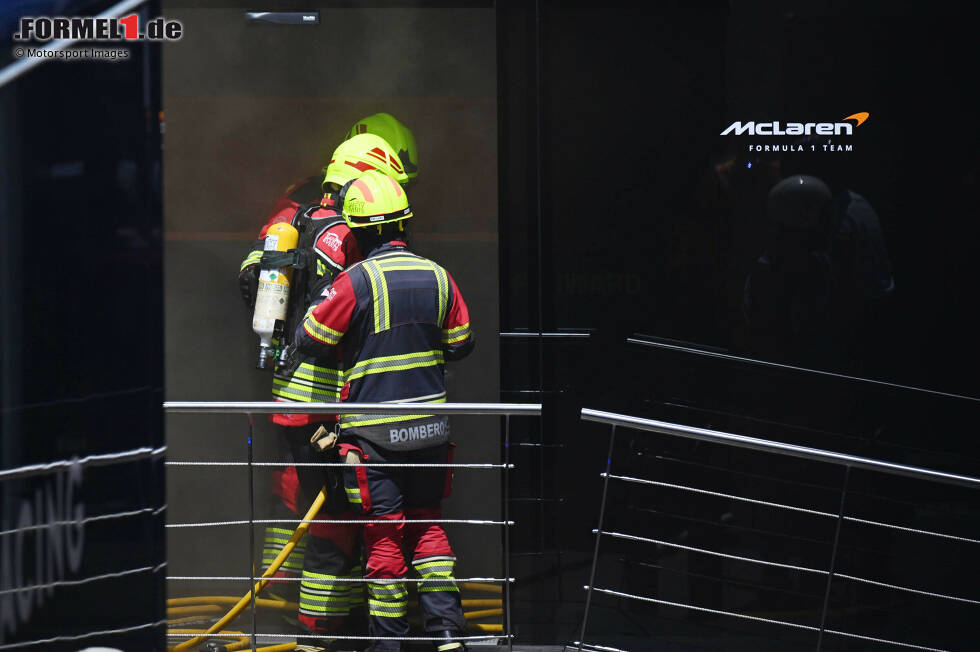 Foto zur News: Schnell waren Einsatzkräfte vor Ort, um den Brand zu löschen.