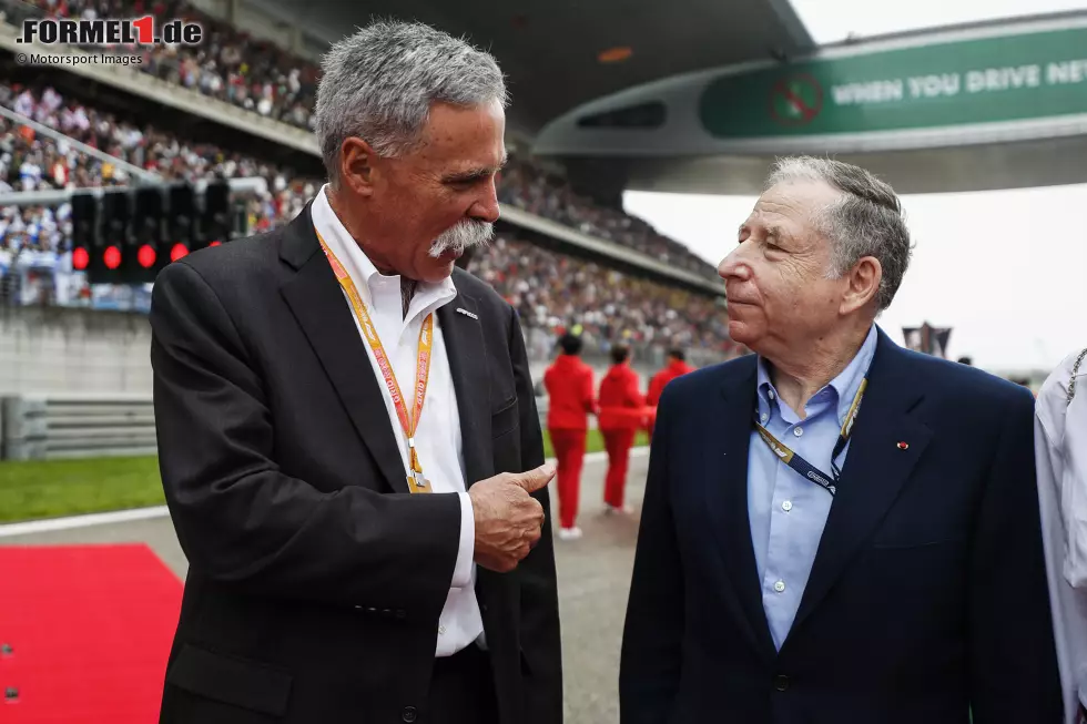 Foto zur News: ... waren Chase Carey und Jean Todt noch Formel-1-Vorsitzender beziehungsweise FIA-Präsident.