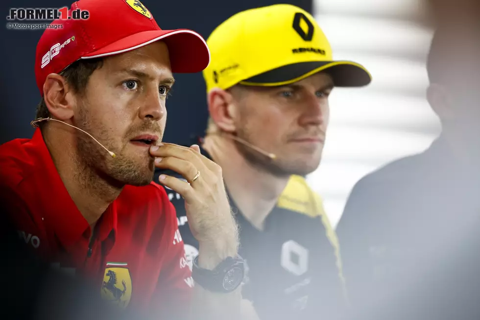 Foto zur News: ... fuhren mit Sebastian Vettel bei Ferrari und Nico Hülkenberg bei Renault zwei Deutsche in der Formel 1.