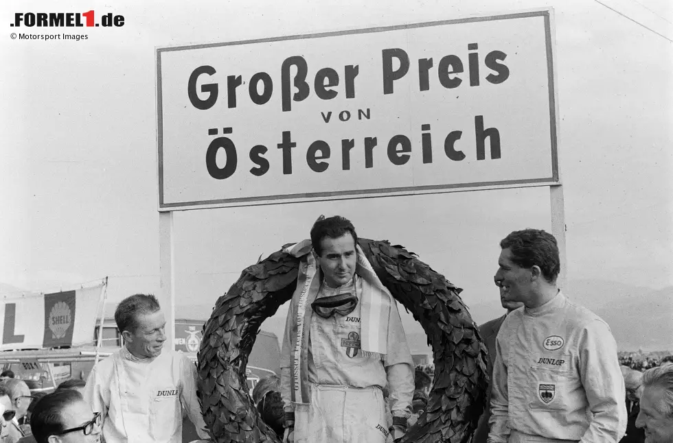 Foto zur News: Lorenzo Bandini (Italien): Startplatz sieben ist für Bandini 1964 in Österreich im Ferrari nur die Ausgangsbasis zu seinem ersten und einzigen Formel-1-Sieg - in dem Rennen, bei dem der spätere Weltmeister Jochen Rindt erstmals antritt.